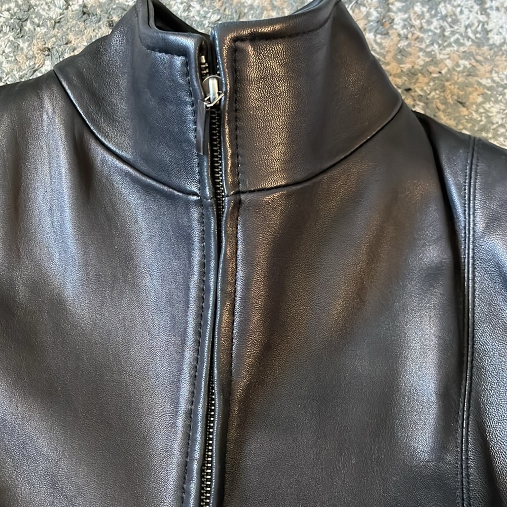 Siena leather moto jacket